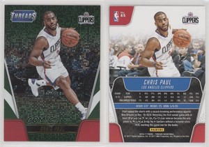 2016-17 Panini Threads Century Proof Green Dazzle /15 Chris Paul #85