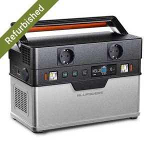 ALLPOWERS 700W Solar Powerstation 606Wh Stromversorgung mit 2 x AC-Steckdosen - Bild 1 von 7