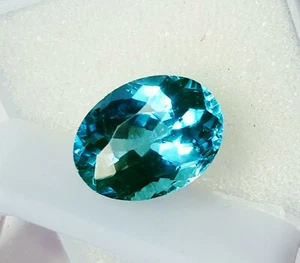 Natürlicher Paraiba Turmalin 7,32 ct loser Edelstein zertifiziert oval AAA+... - Bild 1 von 10