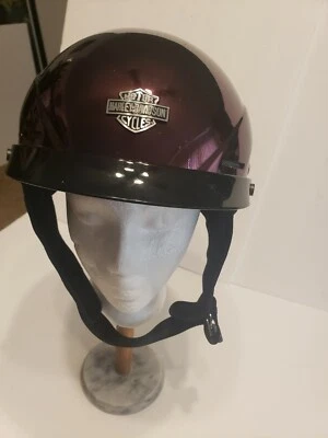 Casco de motocicleta Harley Davidson GENUINO - dorado rosa metálico - talla pequeña Foto 1 de 4