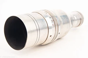C Mount Century 135mm f/3.5 Early Chrome Cine Lens Vintage RARE AS-IS V247 - Picture 1 of 8