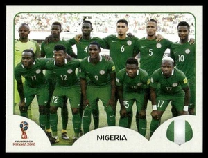 2018 Panini FIFA Russia World Cup Stickers #333 Nigeria Team Sticker - Picture 1 of 2