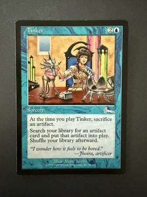 Tinker Urza's Legacy 45/143 Magic: The Gathering Vintage - LP - Image 1 of 2
