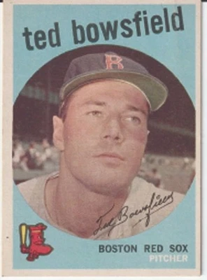 Topps Baseball 1959 #236 Ted Bowsfield Foto 1 de 2