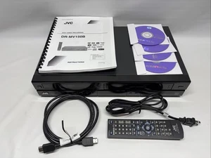 JVC DR-MV150B Registratore combinato DVD VHS telecomando manuale cavo HDMI - Foto 1 di 16