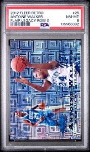 2012 Fleer Retro Flair Legacy Row 0 #25 Antoine Walker /100 PSA 8 - Picture 1 of 2