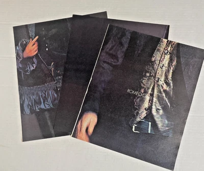 Romeo Gigli 2 page magazine advertisement ad from 2000 fashion spread - Image 1 of 4
