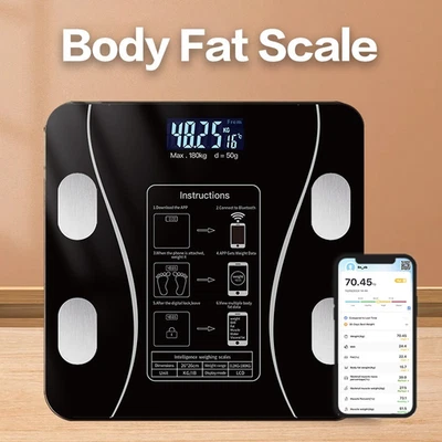 Smart Body Fat Scale Home Electronic Scale Human Body Weight Scale Rechargeable - Image 1 of 4