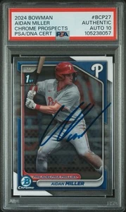 2024 Bowman Chrome Aidan Miller Auto PSA 10 - Picture 1 of 2