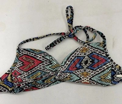 Novo com etiquetas Roxy Poetic Mexic maiô biquíni top envoltório | Junior's XS - Imagem 1 de 4