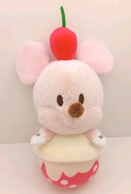 Rare Disney Mickey Mouse Ice Cream with Cherry 10" Plush Stuffed Animal Toy Baby - Image 1 of 4