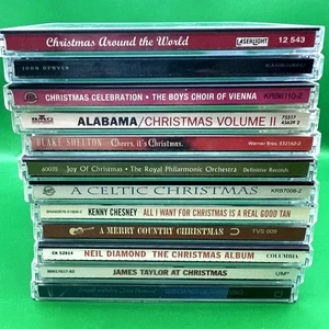 12 Christmas CD Lot James Taylor Blake Shelton Neil Diamond Country Pop Classics - Imagen 1 de 21