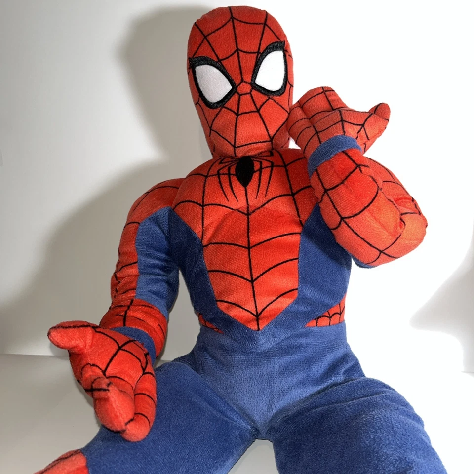 Marvel Avengers Spider-Man enorme peluche suave abrazo almohada para dormir compañero 28” Foto 1 de 4