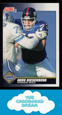 Doug Riesenberg 1991 Score #531 New York Giants - Image 1 of 2