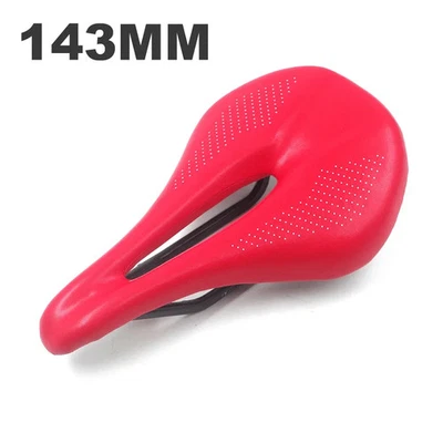 Sillín de carbono MTB/Road Bike Sillín Cuero súper ligero Cojines de carbono 143 155 mm Foto 1 de 4