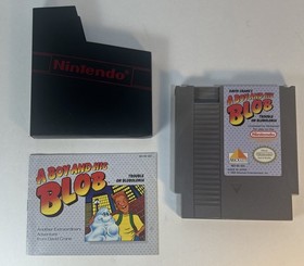 Carrello A Boy and His Blob NES + manuale + custodia testata