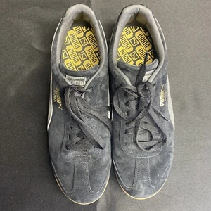 Puma Suede Black/grey/gold Men Casual Lifestyle Shoes Sneakers 368241-02 Size 12 - Picture 1 of 11