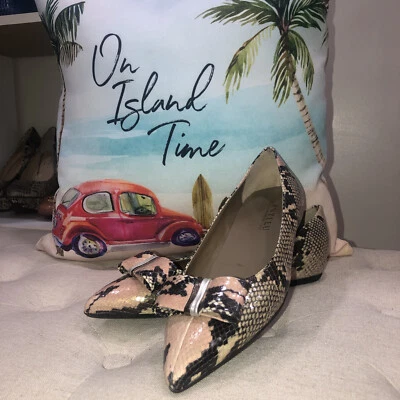 ANYI LU новый без коробки! Плоские туфли из змеиной кожи с заостренным носком размер 40 - Изображение 1 из 4