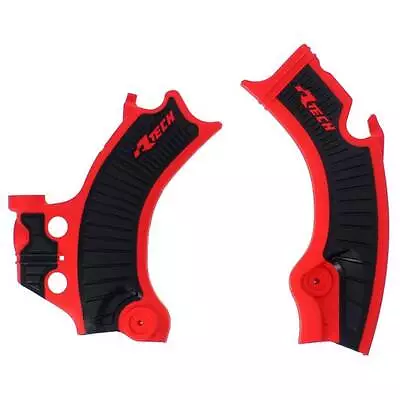 protezioni telaio Honda Crf r 250 2022 - 2024 Crf r 450 2021 - 2024 rosso/nero - Immagine 1 di 3