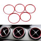 Eye catching Air Vent Outlet Cover Rings for Mercedes For Benz A Class 5PCS