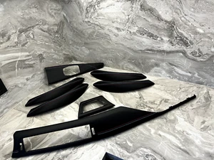 Juego de molduras interiores BMW F30 F31 F32 F34 F36 CUERO CARBONO LHD - Imagen 1 de 18