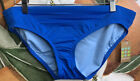 Maillot de bain Title Nine Lehua couverture complète bikini bas de taille moyenne grand bleu neuf avec étiquettes 31