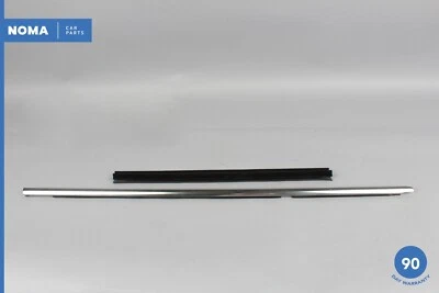 00-08 Jaguar S-Type X204 Juego de 2 sellos de ventana de puerta lateral del pasajero trasero derecho OEM Foto 1 de 4