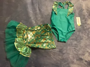 Nuevo con etiquetas Traje de Baño Sirena 2 Piezas UPF 50+ Talla 3T al por menor $19.99 - Imagen 1 de 8