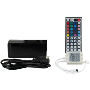 44Keys IR Remote Controller + DC 12V 5A 60W Power Supply for RGB LED Strip Light - Picture 1 of 6