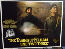 Lobby Card 1974 TAKING PELHAM ONE TWO THREE Martin Balsam Robert Shaw subway