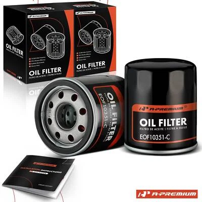 A-Premium 2pcs Engine Oil Filter for Chevrolet Silverado 1500 GMC Sierra 1500 - Image 1 of 4
