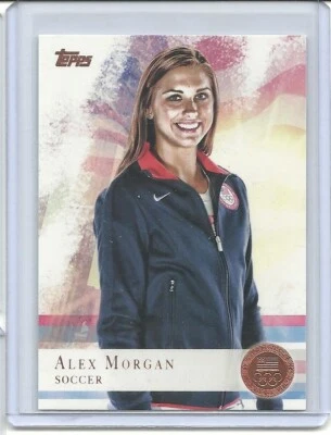 ALEX MORGAN 2012 TOPPS US OLYMPIC TEAM #90 BRONZE PARALLEL SP TEAM USA SOCCER - Image 1 of 2