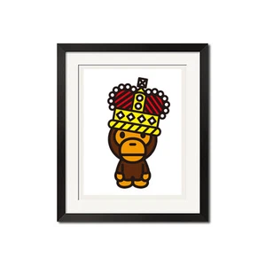 Póster Bape Milo Crown A Bathing Ape Blanco 22x28 Estampado - Imagen 1 de 1