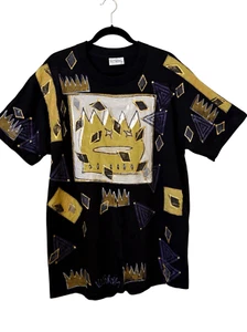 Vintage 90’s V. C. Torias Men’s Art To Wear Black T Shirt Size L - Picture 1 of 12