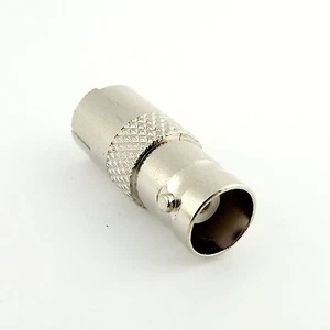 Conector adaptador convertidor coaxial RF BNC hembra a IEC PAL DVB-T TV hembra - Imagen 1 de 7