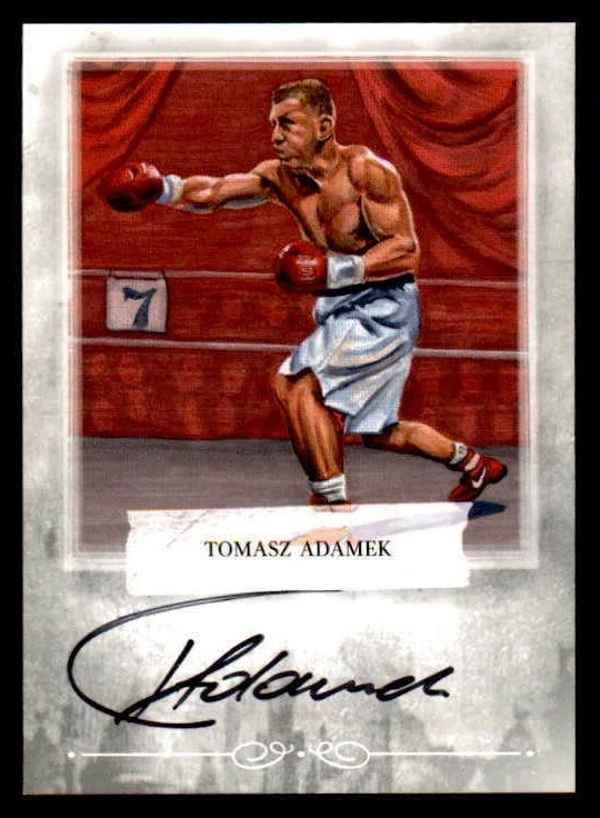 2011 Ringside Boxing Round Two #ATA2 Tomasz Adamek Auto */100 (ref 102019) - Image 1 of 2