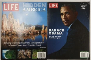 LIFE Magazine Lot Of 2 Barack Obama Hidden America Biography Travel History - Imagen 1 de 5
