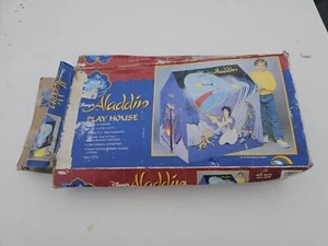 Tienda de campaña de juego para dormir Disney Aladdin Jasmine años 90 rara casa 40x30x44 ERO - Imagen 1 de 3