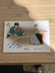 2021-22 SP Authentic Future Watch #FWAPRT Riley Tufte RC PATCH AUTO /100 - STARS