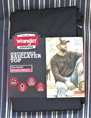NUEVO CON ETIQUETAS Wrangler Workwear Performance Capa Base Enfriamiento Top Varios Tamaños y Colores Foto 1 de 3
