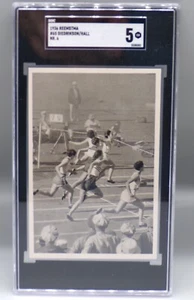 1936 Reemtsma 1932 LOS ANGELES OLYMPICS Babe Didrikson SGC 5 card USA VICTORY - Picture 1 of 3