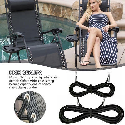 Elastic Bungee Rope Cords Recliner Laces for Zero Gravity Chair Replacement - image 1 of 4
