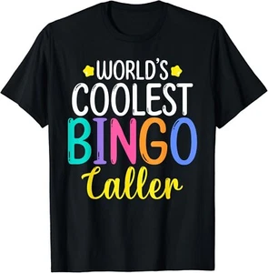Funny Bingo Caller Gambling Bingo Player Bingo Gift Unisex T-Shirt - Picture 1 of 3