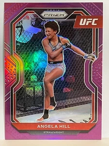 ANGELA HILL 2021 PANINI PRIZM UFC PURPLE PRIZM PARALLEL 089 / 149 - Imagen 1 de 3
