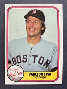 1981 Fleer #224 Carlton Fisk (Boston Red Sox) HOF! - Picture 1 of 2