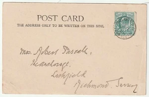 1902 MIDLAND TPO FROM SOUTH ROMAN BATHS PPC TO ROBERT PASCALL RICHMOND SURREY - Picture 1 of 3