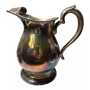 Piatto Argento Poole EPCA Bristol #A22 Brocca Acqua Labbro Ghiaccio Vintage - Foto 1 di 10