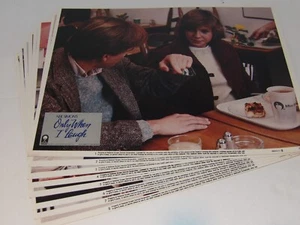 VINTAGE "ONLY WHEN I LAUGH" MOVIE LOBBY CARD/POSTER SET 8-11X14 INCH - Picture 1 of 9