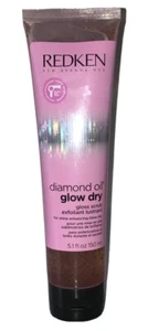 New REDKEN Diamond Oil Glow Dry Gloss Scrub for Shine Enhancing Blow Dry 5.1oz - Picture 1 of 12