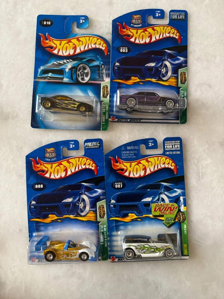 Hot Wheels Lote 4x Treasure Hunts Tono Muscular/Caja de Zapatos/Riley & Scott/Phaeton G59 Foto 1 de 1